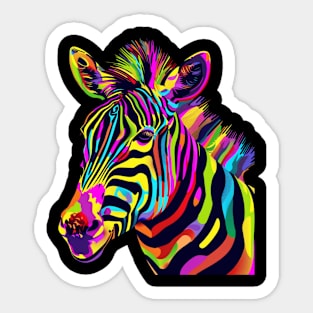 Zebra Equine Ecosystems Sticker